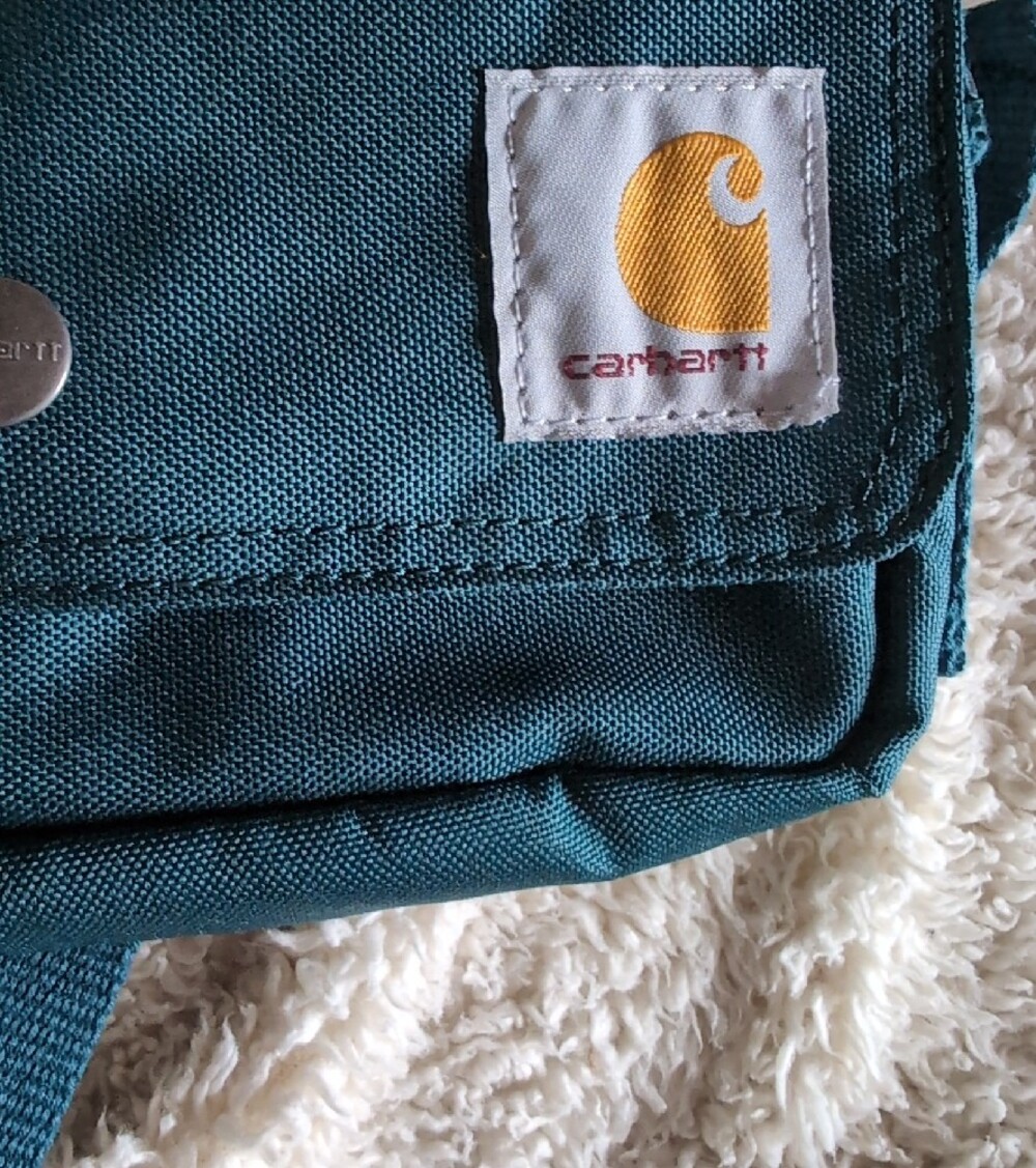 Carhartt Dark Teal Crossbody Horizontal Bag - Picture 9 of 10